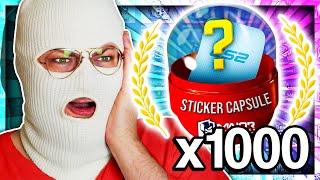 OPENING 1000 COPENHAGEN STICKER CAPSULES (SO MANY HOLOS)