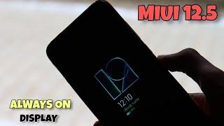 ENABLE OFFICIAL MIUI 12.5 Always On Display REDMI NOTE 7/7S | 1000+ New Aod Themes 