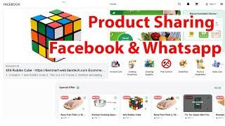 How to Share Products on Facebook & WhatsApp in Flutter App | 6amMart | Stackfood | 6amTech Tutorial