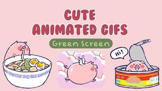 Cute Animated GIFs | Green Screen 