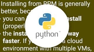 Installing Python 3 on RHEL