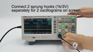 Power on & Calibration Test_ UNI-T UTD2152CEX Digital Storage Oscilloscope