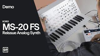 Taking the KORG MS-20 FS Analog Synthesizer for a Spin!