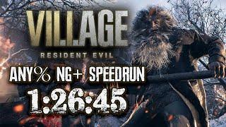 Resident Evil Village Any% NG+ Speedrun - 1:26:45