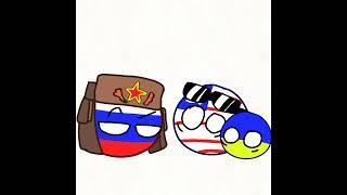 [WARNING DARK JOKES!] countryball russia , USA , Ukraine  | credits to @RaxtKunzOfficial