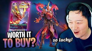 Wahhh It was a cheap skin!? I finally bought Moskov skin Infernal Wyrmlord  | Mobile Legends