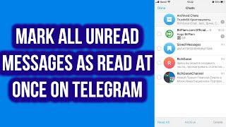 How to immediately mark all unread messages on Telegram as read