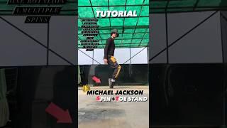 Michael Jackson spin & Toe Stand Tutorial #michaeljackson #dancetutorial #mjspin #mjtoestand