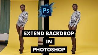 How To: Extend Backdrop in Photoshop The Easy Way | Photoshop 2021 [ Ghananie Photography]