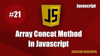 Array concat method javascript || Javascript array concat method || Array Concat || Javascript