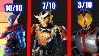 Ranking Every Kamen Rider Suit Base Forms