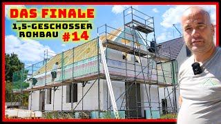 Das ENDE - BETONBALKEN bauen & BAUSTELLE fertigstellen | 1,5-GESCHOSS HAUS #14 | Home Build Solution