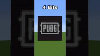 Minecraft VideoGames 1 bit 2 bits 4 bits 8 bits 16 bits 32 bits 64 bits 128 Bits #shorts