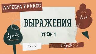 7 класс. Алгебра. Урок 1. Выражения: теория