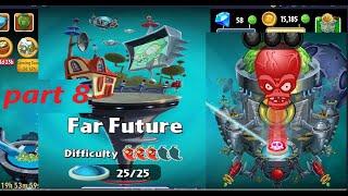 PLANTS VS ZOMBIES 2  - FAR FUTURE - PART 8 - DAY 22 - 23 - 24 - 25  gameplay