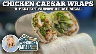 Easy Weeknight Meal: Chicken Caesar Wraps | Blackstone Griddles