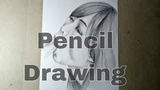 How To Draw Girl Faces | Female Figure Drawing ( Pencil Drawing Process ) 5x Speed