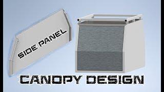 Autodesk Inventor 2023 Canopy Tutorial - Side Panel