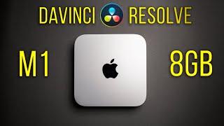 2020 Mac mini M1 8gb base model | Can the Mac mini M1 8gb Edit in Davinci Resolve 17