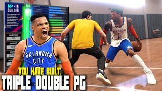 My OFFICIAL NEW BUILD Is A 6'3 2-WAY TRIPLE DOUBLE MENACE In NBA 2K25 / MVP Russell Westbrook Build