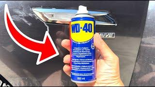 Removing Superglue from car paint with WD-40 - review