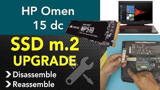 Hp Omen 15 Dc SSD / HDD Upgrade STEP By STEP