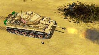 C&C Generals World War II Mod - El Alamein - Germany vs Allies Gameplay