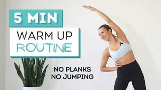 5 min WARM UP ROUTINE Before Your Workout | Low Impact | Wrist Friendly