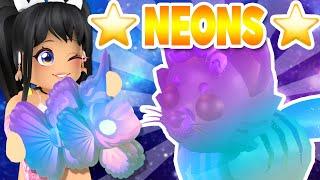 Making ⭐NEON⭐ GLORMY LEO * PISCES!! in Adopt Me! (roblox)