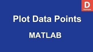 MATLAB Plot Only Data Points