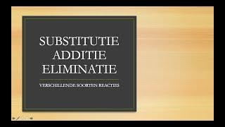 Substitutie, Additie & Eliminatie