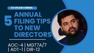 ROC Annual Filing F.Y 2023-24 | ROC Due Dates | Form AOC -4 | MGT-7 | MGT 7A #csvikashverma #msme