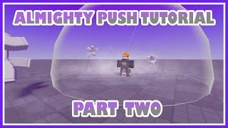 Roblox VFX/Effect's Tutorial -  Naruto : Almighty Push Part Two!