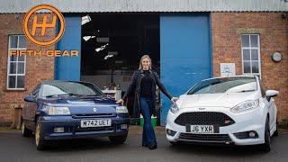 Clio Williams vs Fiesta ST: Retro Legend vs Modern Classic! | Fifth Gear