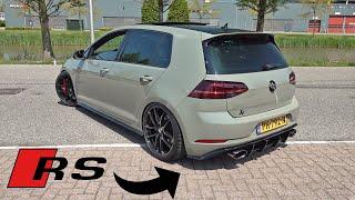 Volkswagen Golf 7.5 R 2.5 TFSI RS3 Engine & Golf 6 R TTE480 - Engine Sounds!