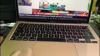 How to press the right click and left click on a MacBook !