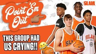 These Top HS Hoopers Are Too Funny  Cooper Flagg, AJ Dybantsa, & MORE!  | SLAM Point 'Em Out