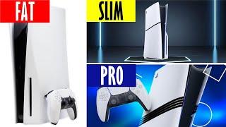 AS DIFERENÇAS DO PLAYSTATION 5 (Fat, Slim e Pro)