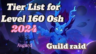 2024 Tier List Hero Wars Best Heroes To Use vs 160 Osh in Asgard Guild Raid. Hero Wars: Dominion Era