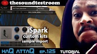 iSpark Drum machine for iPad │ Custom Drum Kits Sample Import - haQ attaQ 125