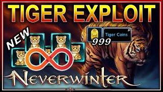 INFINITE Tiger Companion Farm! (Bannable?) Tiger Coin EXPLOIT in Feast of Lanterns - Neverwinter M22