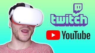 Easiest Way To Livestream Oculus Quest 2 On Twitch & Facebook In HD