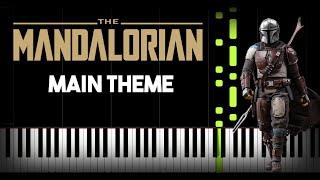 The Mandalorian Main Theme - Piano Cover (Synthesia)