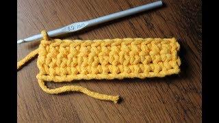 single crochet - part 2 - how to start a next row - 6