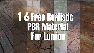 Lumion Free - 16 Realistic PBR Material || Lumion 10-11-12