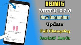 Redmi 5 MIUI 11.0.2.0 New December Update Full Changeog | Redmi 5 New Update