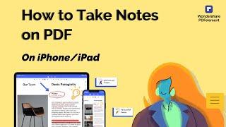 How to Take Notes on PDF on iPhone/iPad | Wondershare PDFelement
