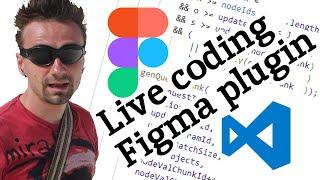 Live coding Generator, a node-based Figma plugin