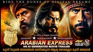 WORLD'S FIRST AI MICRO MOVIE "ARABIAN EXPRESS" TRAILER "അറേബ്യന്‍ എക്സ്പ്രെസ്സ്" ആദ്യ AI മൈക്രോ മൂവി