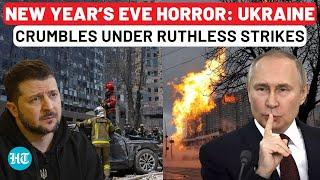 Ukraine's 2025 Hellfire: 100 Russian Killer Drones Shatter New Year’s Eve | Kyiv in Flames | Watch